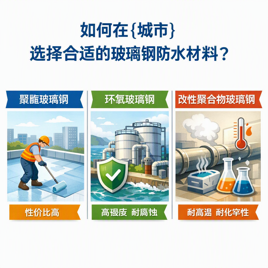 如何在黄南选择合适的玻璃钢防水材料？